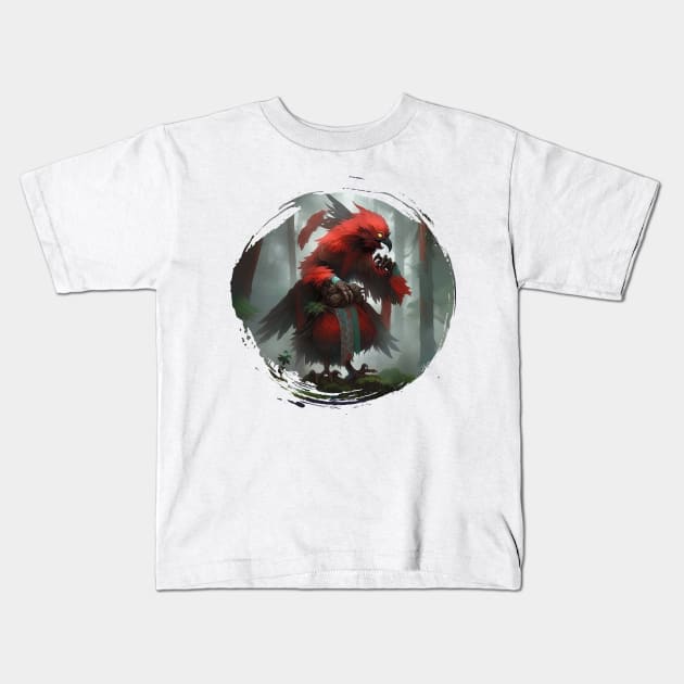 Tengu Kids T-Shirt by ILK87